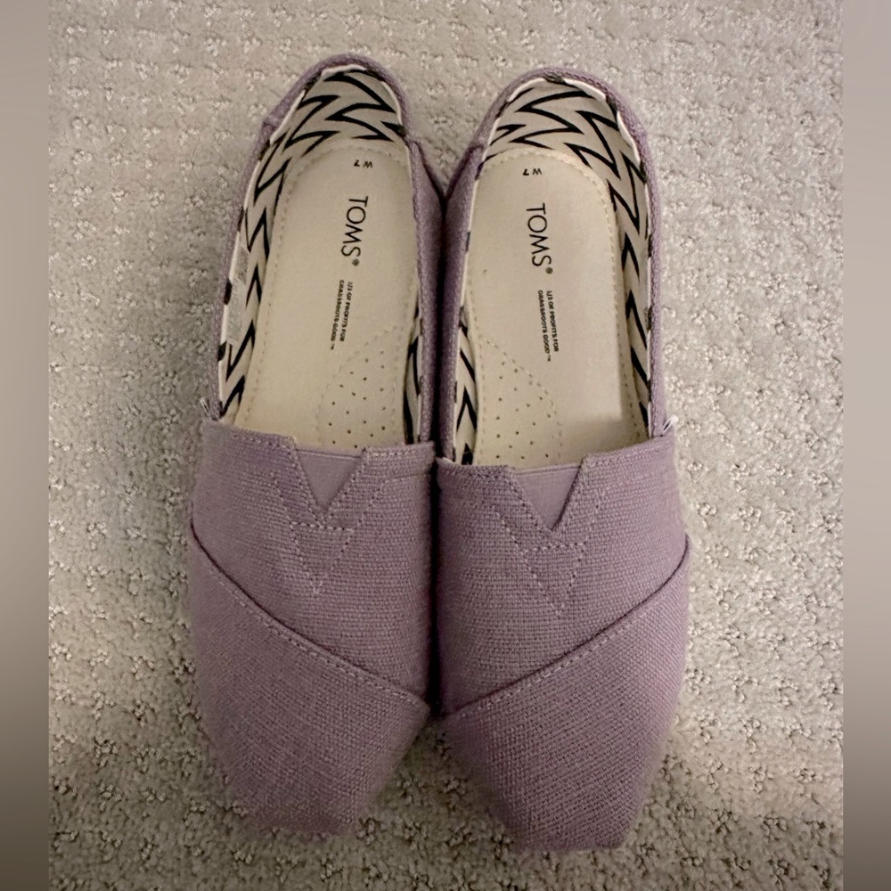 Light Purple Toms Shoes